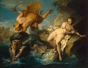 Charles-Amedee-Philippe van Loo Perseus and Andromeda oil on canvas